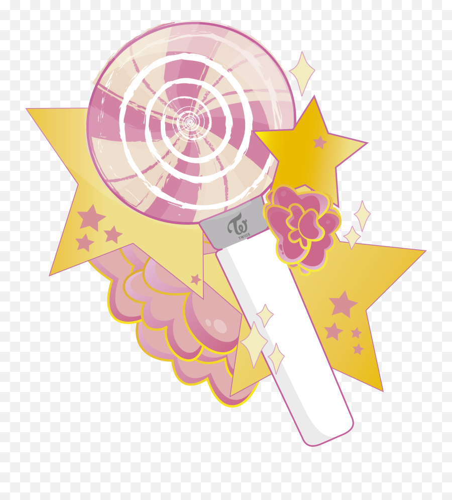 Candy Bong - Twice Lightstick Fanart Png,Twice Kpop Logo