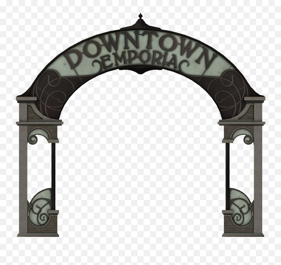 cemetery gate vector