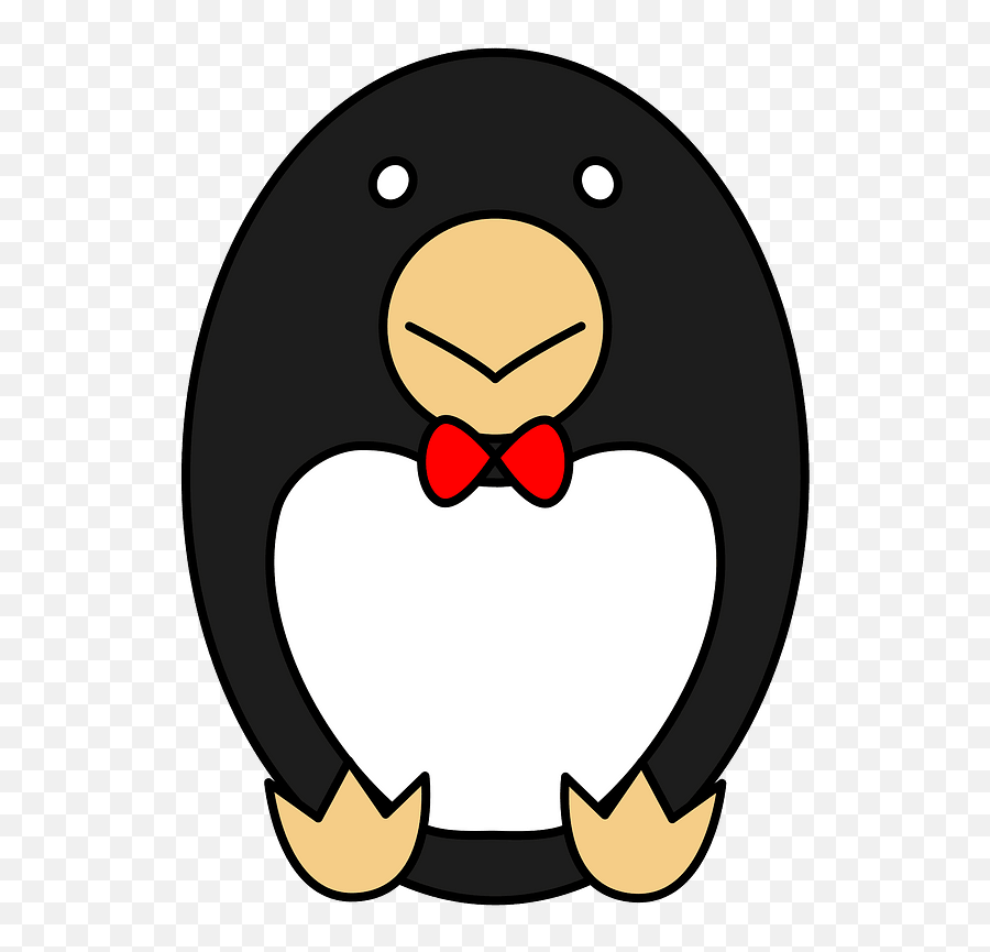 Penguin With Bow Tie Clipart Free Download Transparent Png - Penguins,Bow Tie Transparent