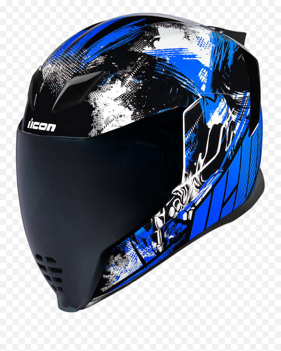 Airflite Icon Helmets - Icon Airflite Blue Png,Icon Automag Leather Overpants