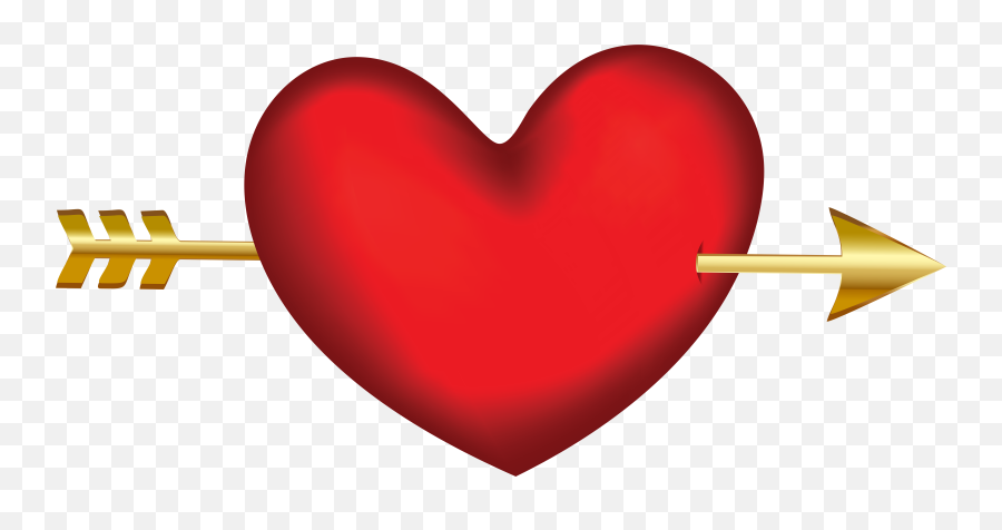 Library Of Arrow With Heart Clipart Png - Corações Com Fechas Png,Love Arrow Png