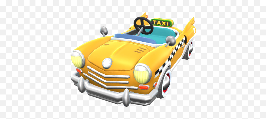 Yellow Taxi - Super Mario Wiki The Mario Encyclopedia Mario Kart Tour Taxi Png,Taxi Cab Png