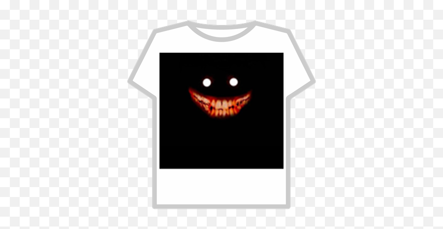 creepy smile t shirt roblox