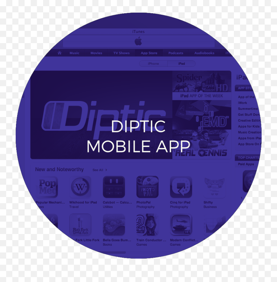 Diptic App U2014 Allison Boydu0027s Portfolio Png Purple Store Icon