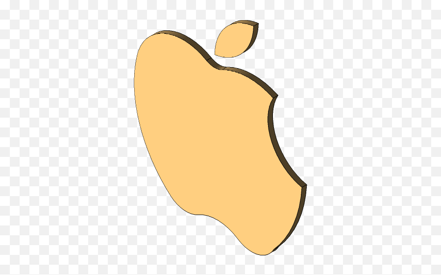 Apple Logo 3d Cad Model Library Grabcad - Fresh Png,Large Apple Icon