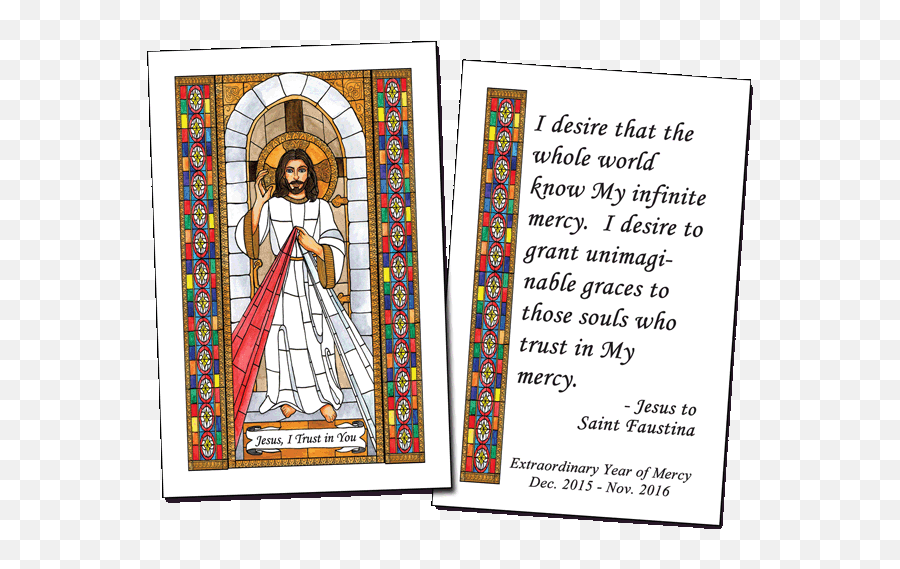 Stained Glass Art - Religion Png,St Faustina Icon