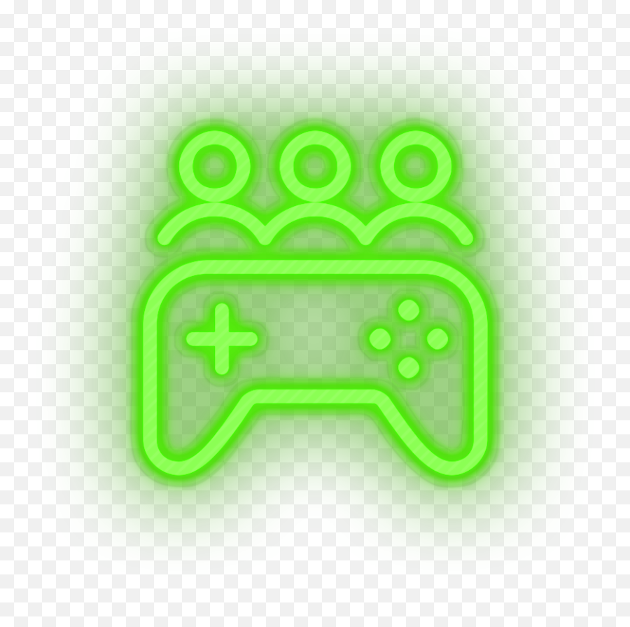 Game Party Video Team Controller Neon Sign - Video Games Led Neón Video Game Controller Png,Video Games Icon