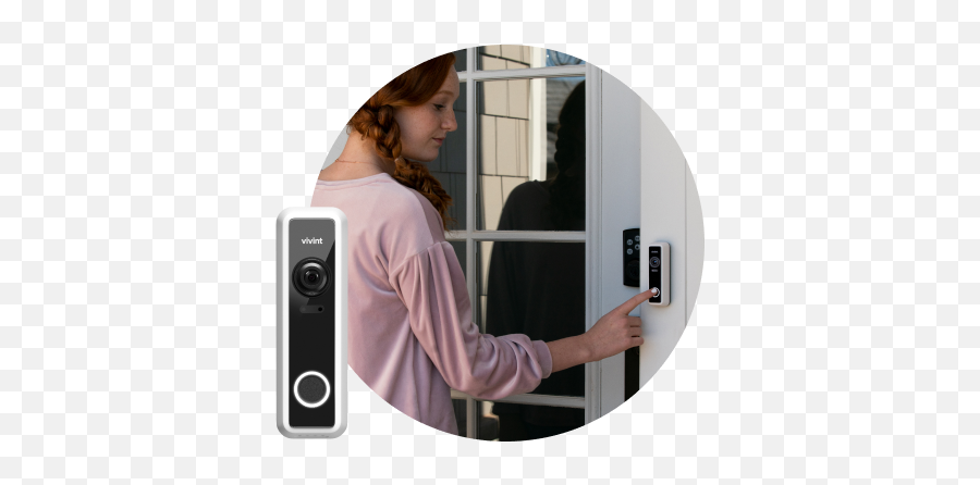 Best Smart Home Hub U0026 App Control Vivint 8443953081 - Smart Locks Front Door Png,Vivint Thermostat Battery Icon