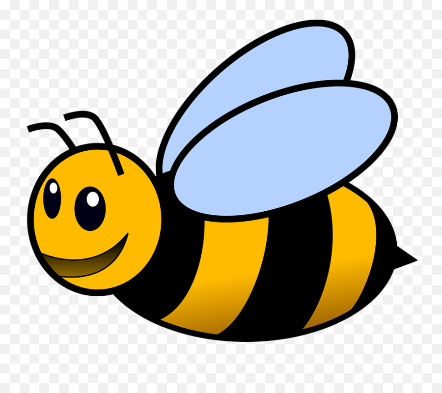 Bee Colored Clip Art - Vector Clip Art Online Clipart Of Honey Bee Png,Pooh Png