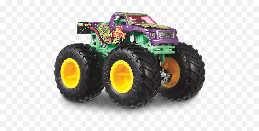 Test Subject In Purple Hot Wheels Monster Trucks 2019 Car - Test Subject Monster Truck Png,Monster Truck Icon