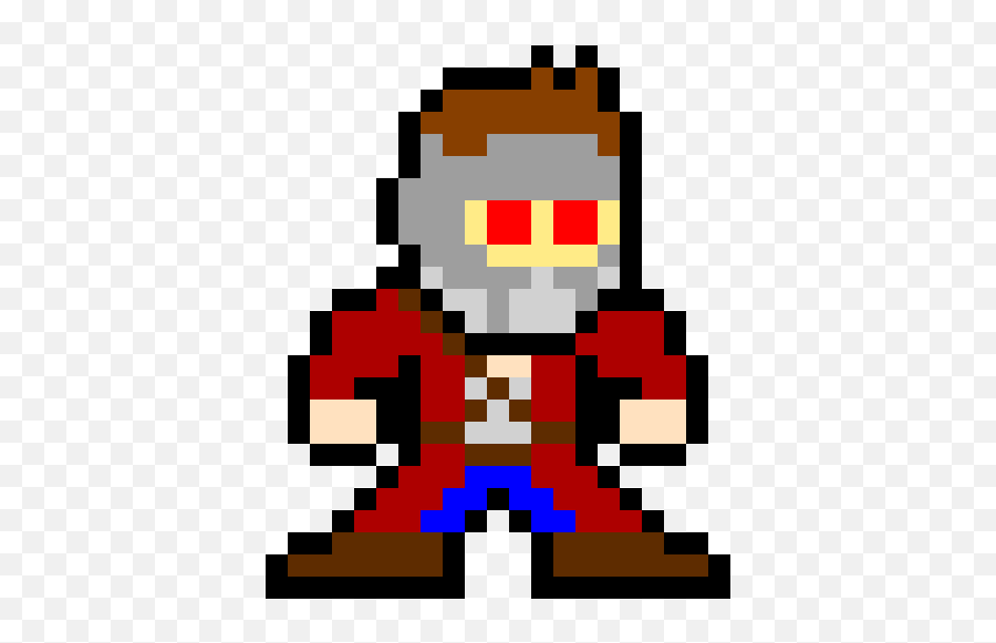 Star Lord Pixel Art Maker - Star Lord Pixel Art Png,Starlord Png