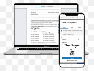 Electronic Signature For Real Estate Authentisign Lone - Technology Applications png