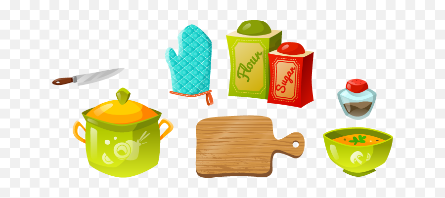 Kitchen Utensils Cooking Items Png Clipart Pngimagespics - Kitchen Items Png,Cooking Icon Vector