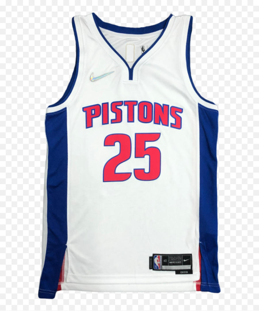Derrick Rose 25 Detroit Pistons Icon Edition 202122 - Sleeveless Png,Michael Jordan Icon