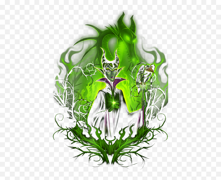 Disney Sleeping Beauty Dark Detailed Maleficent Weekender - Fictional Character Png,Maleficent Icon