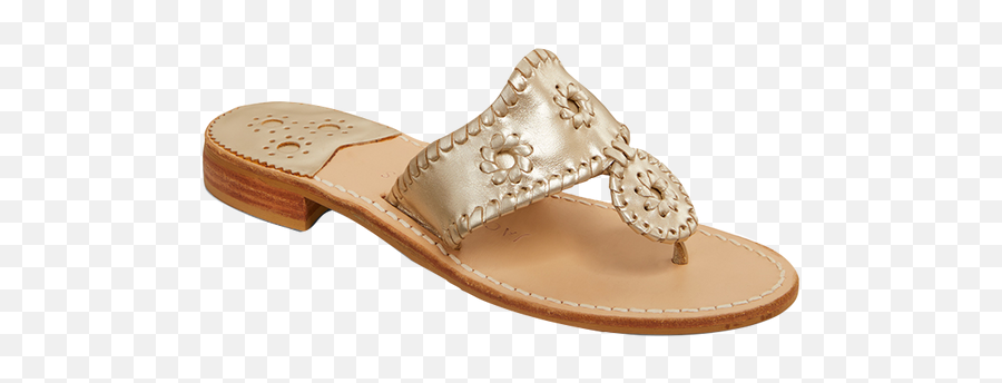 Jacks Flat Sandal - Jack Rogers Platinum Sandal Png,Jack In The Box Icon