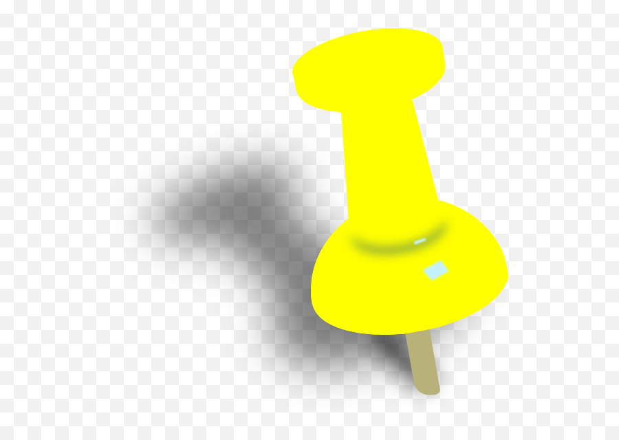 Yellow Push Pin Png Image - Yellow Push Pin Png,Push Pin Transparent Background