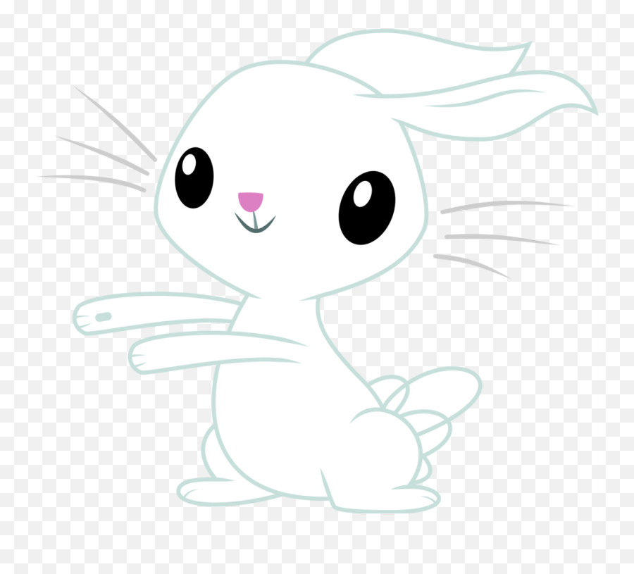 Clipart Bunny Transparent Background - Angel Fluttershy Png,Bunny Transparent