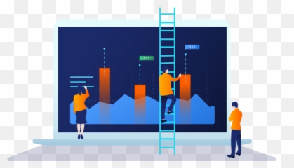 Graph - Chart On Laptop Png,Computer Png Images