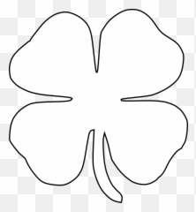 Download Outline Clover Leaf Tattoo Design - Big Four Clip Art png