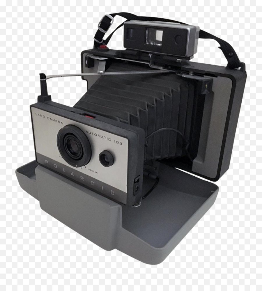 Vintage Polaroid Camera And Accessories - Vintage Polaroid Camera Png,Polaroid Camera Png