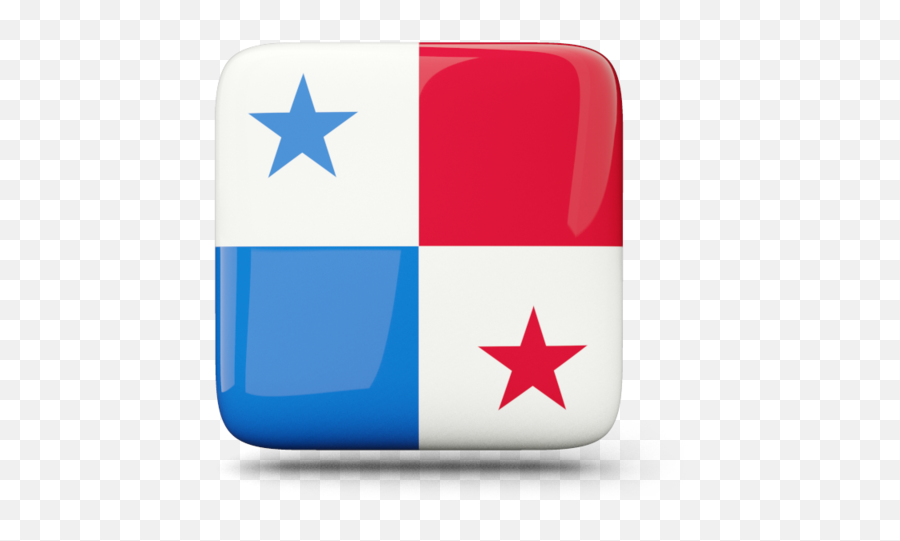 Glossy Square Icon - Panama Icon Flag Png,Panama Flag Png