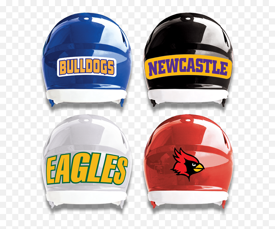 Helmet Back Panel Decals - Back Of Football Helmet Decals Png,Eagles Helmet Png