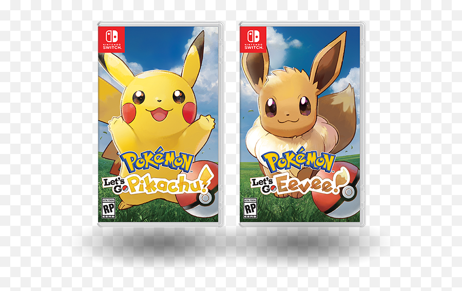 Pokémon Logo Png 2 Image - Pokemon Go Pikachu And Eevee,Pokemon Logo