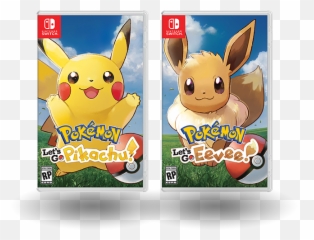 Pokémon Logo Png 2 Image - Pokemon Go Pikachu And Eevee