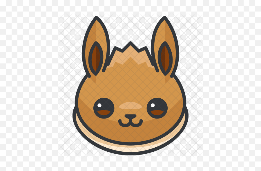 Eevee Icon Of Colored Outline Style - Icons Pokemon Png,Eevee Png