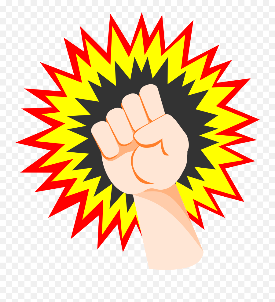 Fist Hand Strength - Cartoon Transparent Fist Png,Strength Png