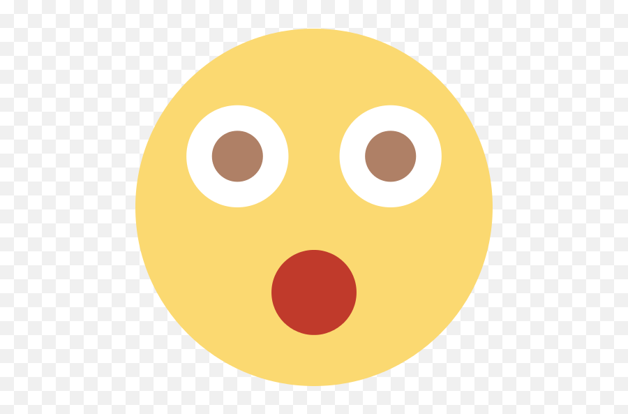 Shocked Png Icon 10 - Png Repo Free Png Icons Circle,Shocked Emoji Transparent