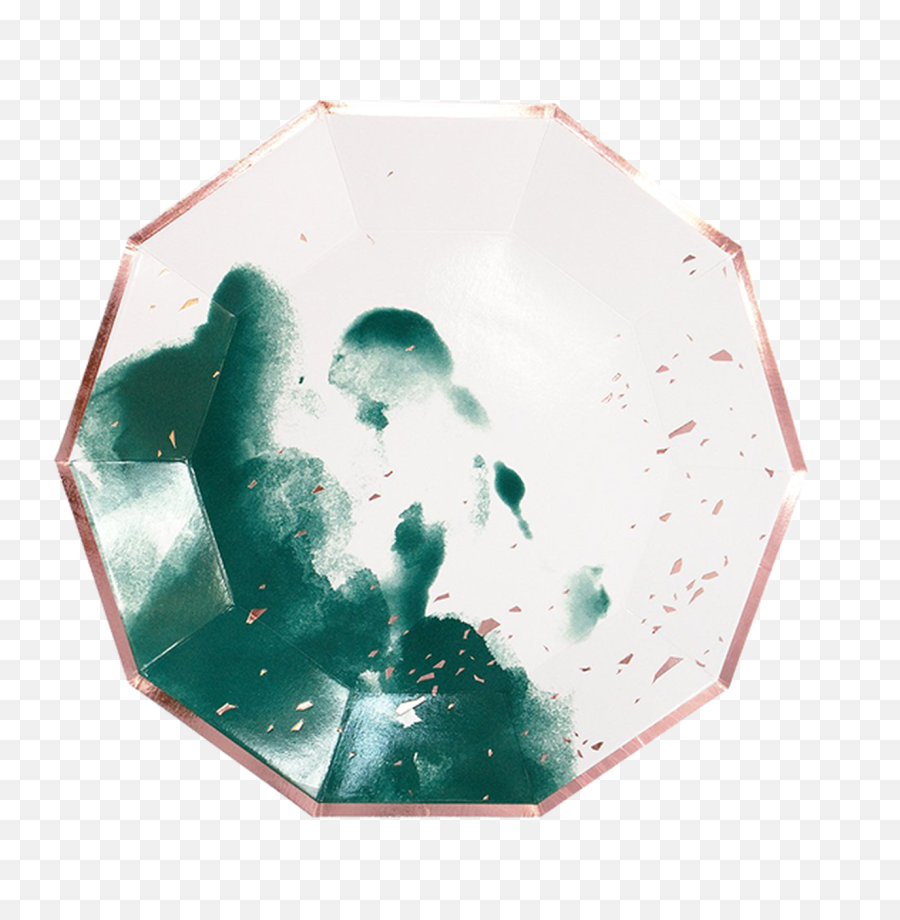 Manhattan Watercolor Paper Plates - Large Png,Watercolor Circle Png