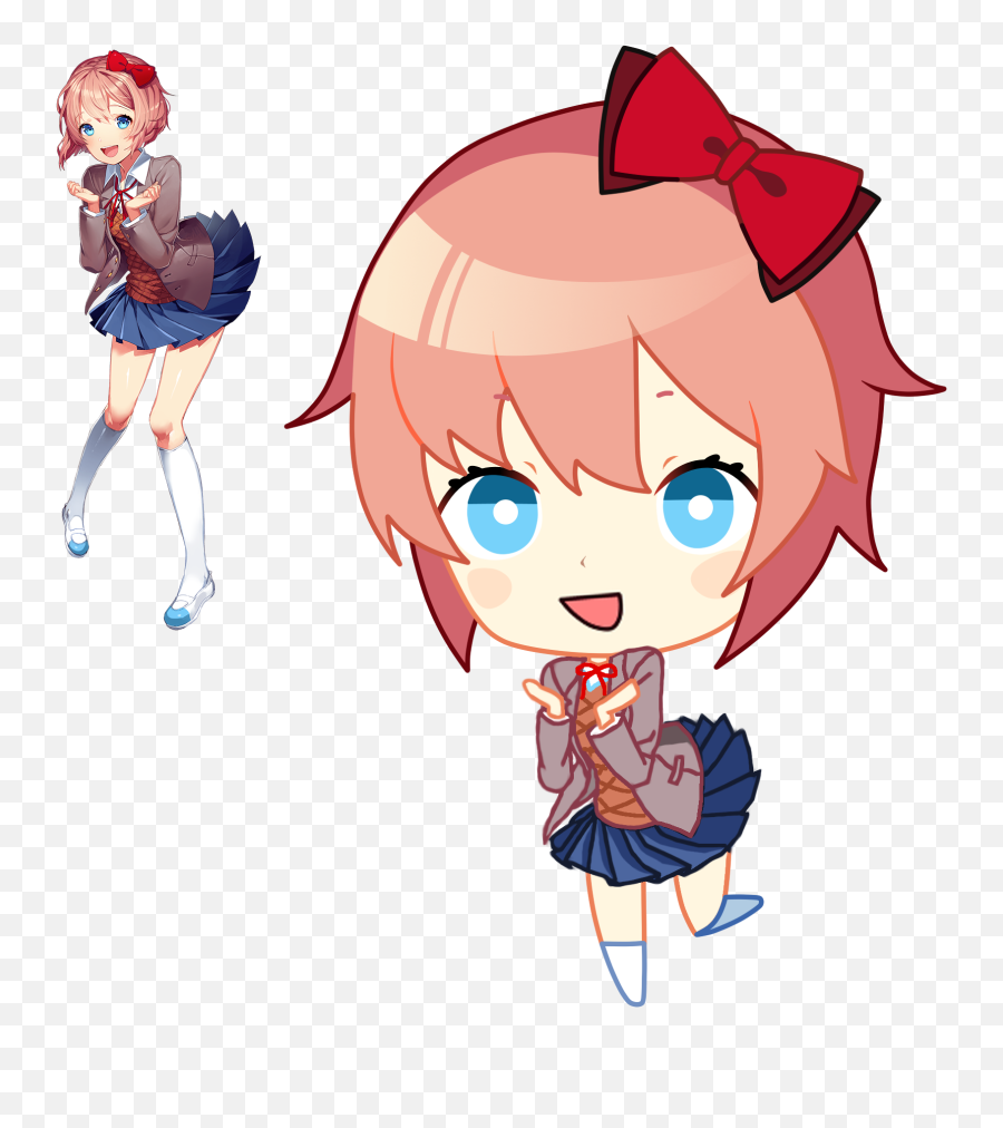 Ddlc - Doki Doki Literature Club Stickers Png,Sayori Png