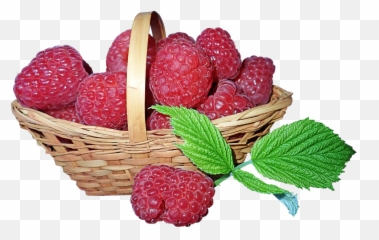 Raspberries Fruit Basket - Frutti Di Bosco Png,Raspberries Png