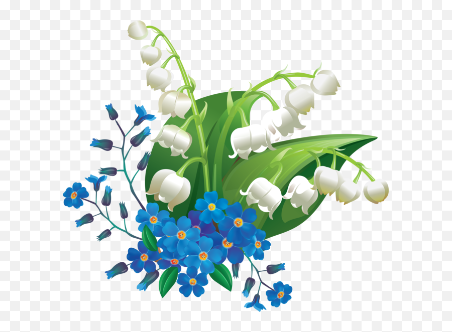 Download Forget Me Nots - Easter Cross Png Image With No Easter Flowers Cross,Forget Me Not Png
