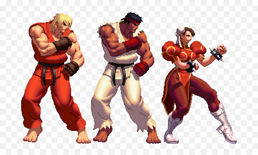 Kazuu0027s Ice Box Photo Ryu Street Fighter - Ryu X Chun Li Pixel Art Png,Ryu Street Fighter Png