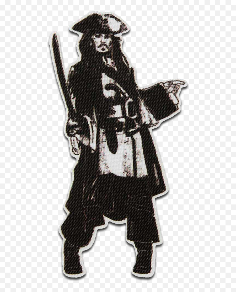 Disney Pirates Of The Caribbean Captain Jack Sparrow - Patches Iron On Iron On Appliques Iron On Applique Patches Patches Ceres Captain Jack Sparrow Png,Jack Sparrow Png
