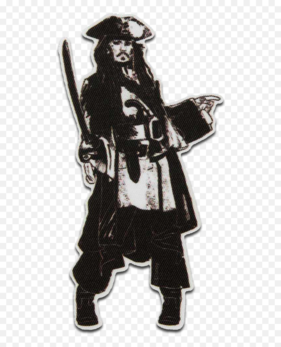 Disney Pirates Of The Caribbean Captain Jack Sparrow - Patches Iron On ...