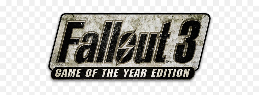 Mojblinksi - Fallout3gameoftheyeareditionv17iknow Fallout 3 Png,Fallout 3 Logo