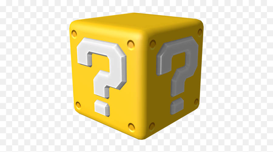 Wii U - Super Mario 3d World Question Block The Models Mario Question Block 3d Png,Super Mario 3d World Logo