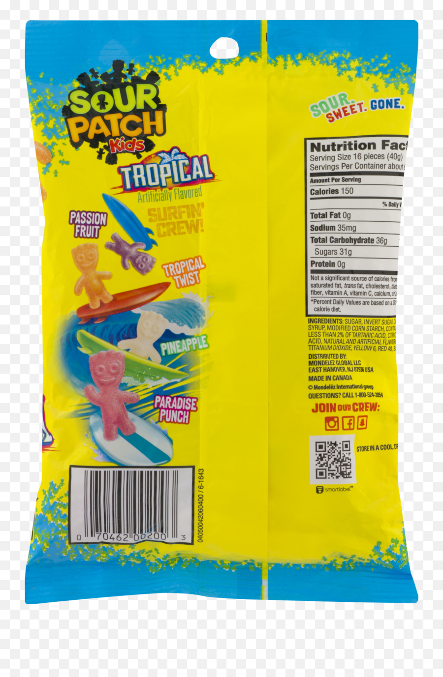 Download Sour Patch Kids - Full Size Png Image Pngkit Packet,Sour Patch Kids Png