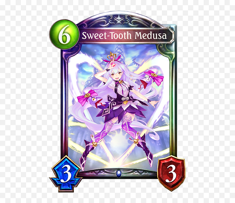 Download Hd Sweet Tooth Medusa Shadowverse Transparent Png - Shadowverse Cards,Medusa Png