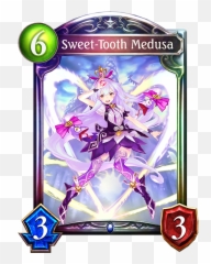 Download Hd Sweet Tooth Medusa Shadowverse Transparent Png - Shadowverse Cards,Medusa Png