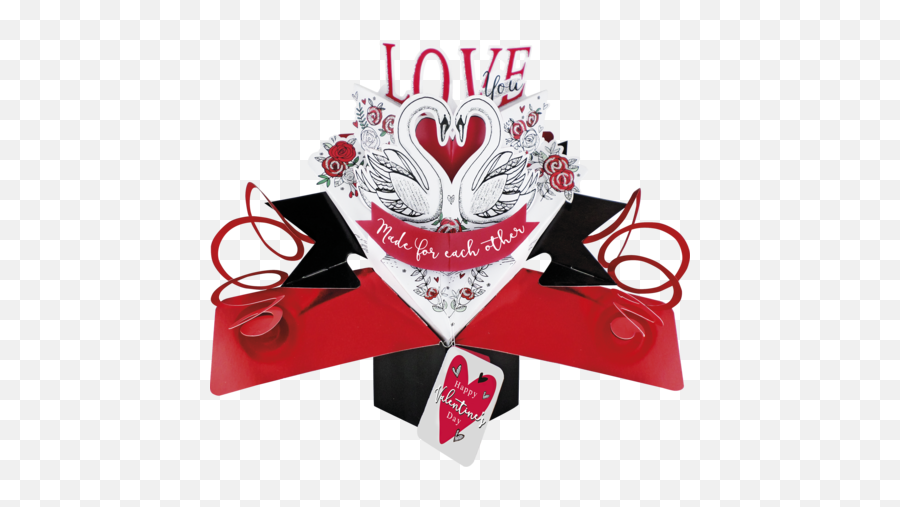 Second Nature Valentineu0027s Day Pop Ups - Swans Second Decorative Png,Valentine Day Logo