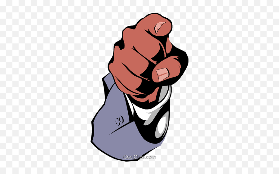 Pointing Fingers Royalty Free Vector Clip Art Illustration - We Need You Finger Pointing Png,Pointing Finger Transparent Background