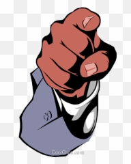 Pointing Fingers Royalty Free Vector Clip Art Illustration - We Need You Finger Pointing Png,Pointing Finger Transparent Background