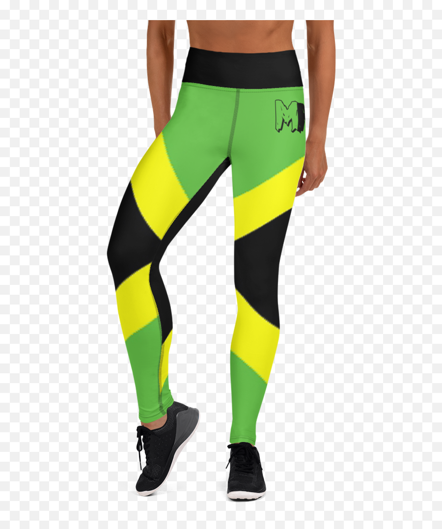 Jamaican Flag Legging U2013 Mass Monster Apparel - Leggings Png,Jamaican Flag Png