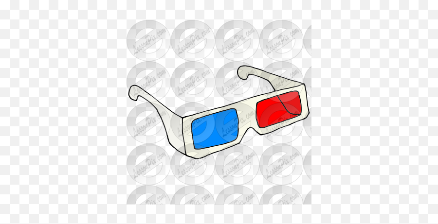 3d Glasses Picture For Classroom Therapy Use - Great 3d 3d Glass Png,3d Glasses Png