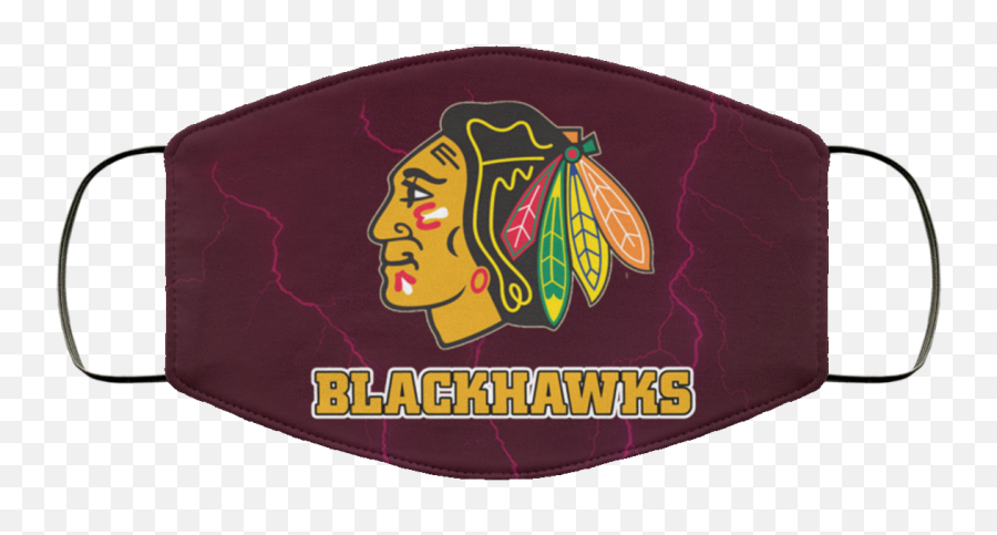 Chicago Blackhawks Face Mask - Chicago Blackhawks Face Mask Png,Chicago Blackhawks Logo Png